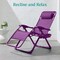 Best Choice Products Monochromatic Zero Gravity Chair, Folding Patio Recliner w/Side Tray, Headrest